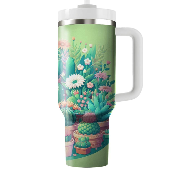 Cactus Oasis  Travel Tumblers