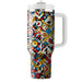 Geometric Kaleidoscope Burst  Custom Tumblers