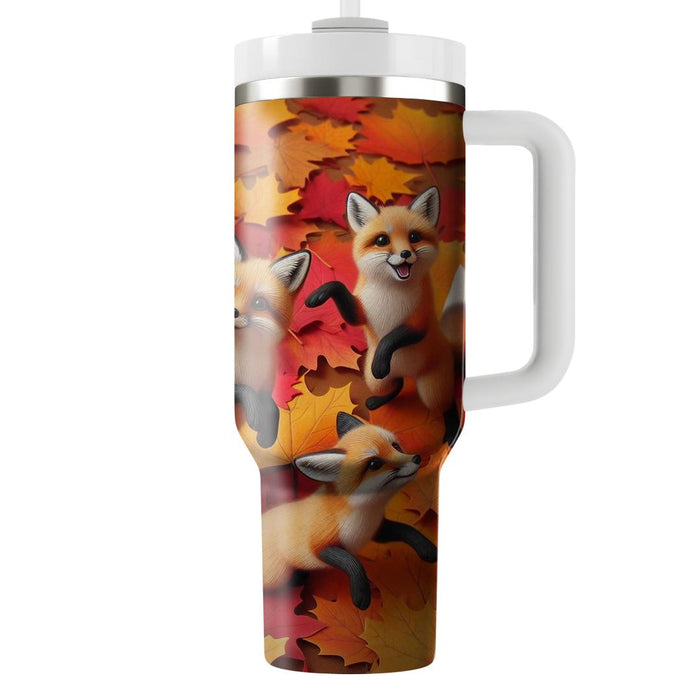 Whimsical Fox Party  Custom Tumblers