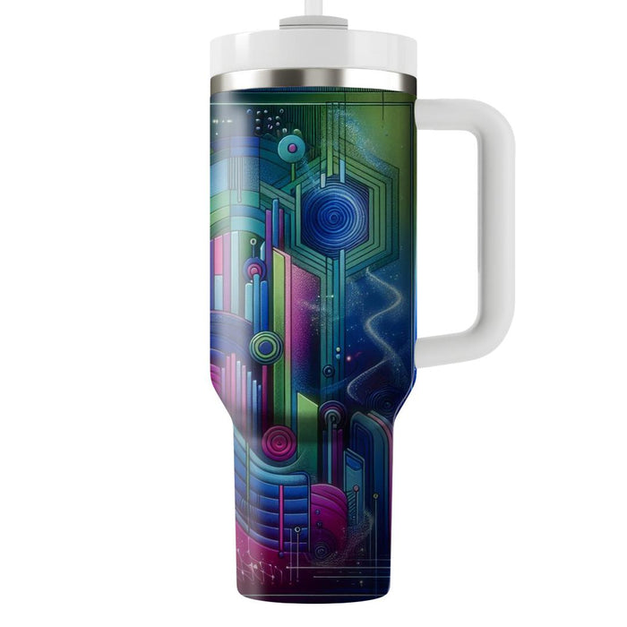 Futuristic Fusion  Personalized Tumblers