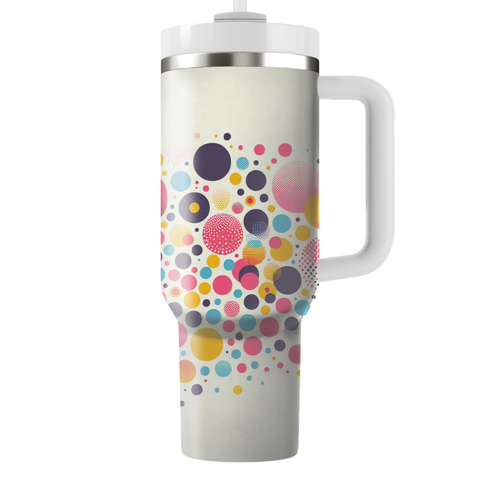 Funky Dot Patterns Travel Tumblers