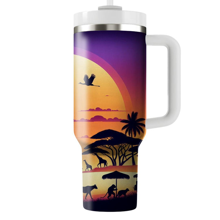 Sunset Safari  Unique Tumblers