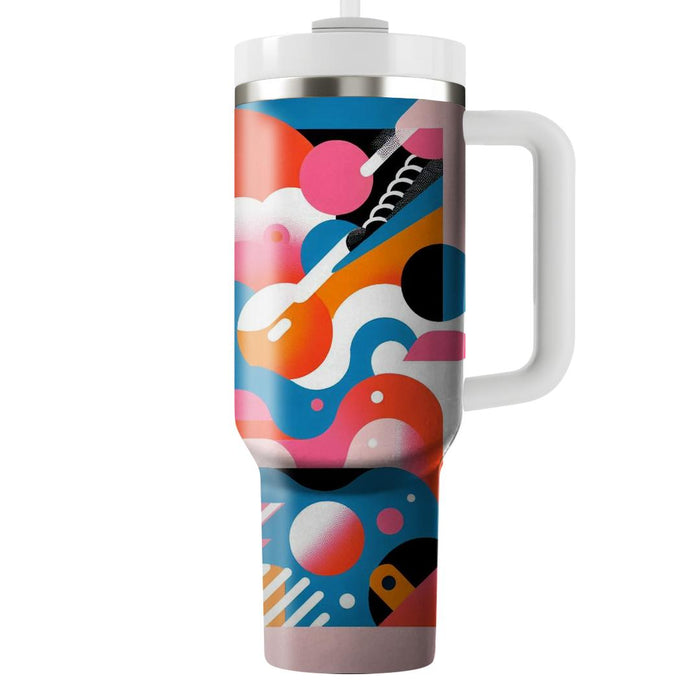 Vibrant Floral Patterns  Insulated Tumblers