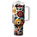 Bold Floral Bouquets  Insulated Tumblers