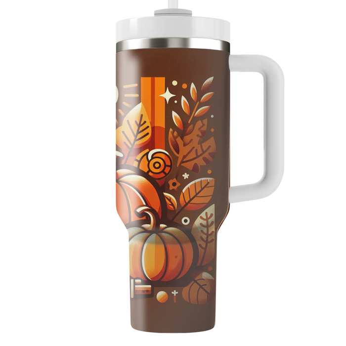 Autumn Pumpkin Spice Delight  Custom Tumblers