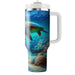 Serene Turtle Ocean  Tumbler Cups