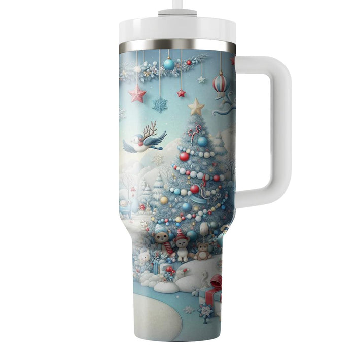 Winter Whimsy - A Cozy Holiday  Tumbler Cups