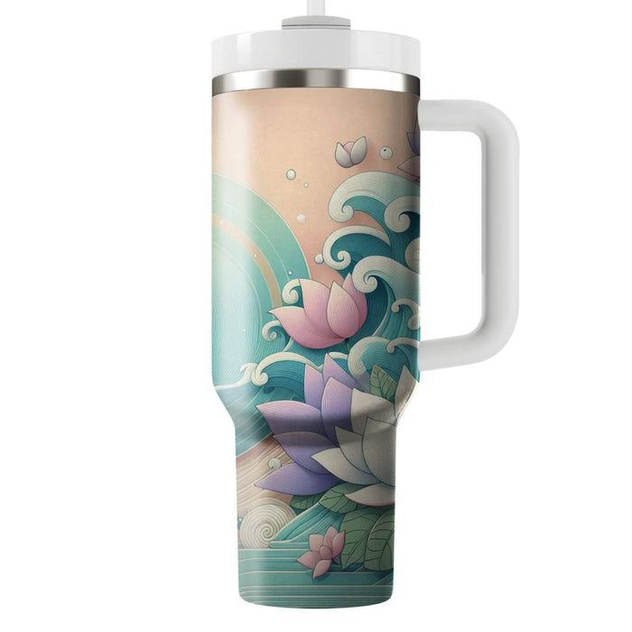 Serene Tranquility - Meditation Day  Custom Tumblers