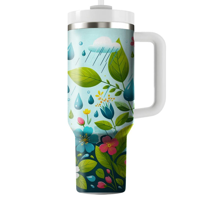 Fresh Spring Rain  Travel Tumblers