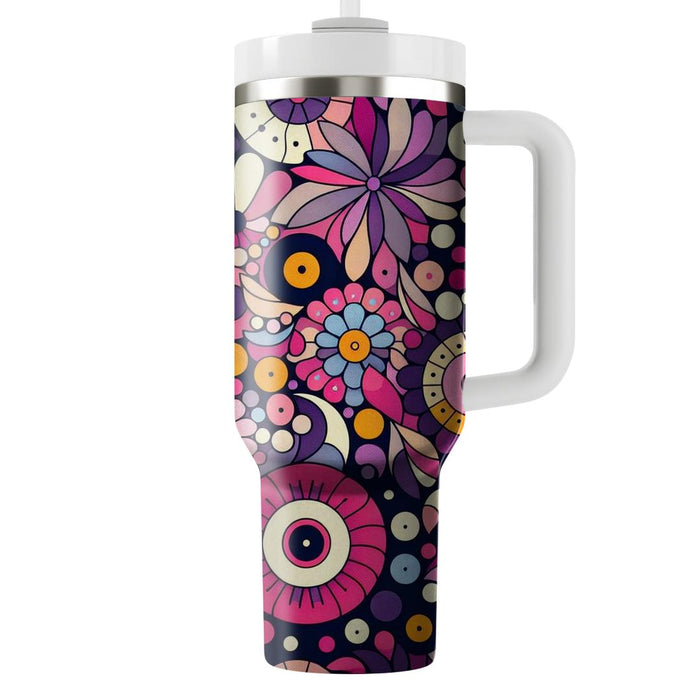 Whimsical Petals And Dots  Decorative Tumblers