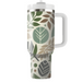 Geometric Leaf Impressions  Custom Tumblers