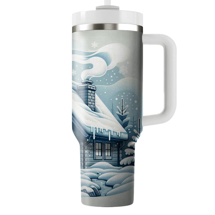 Winter Wonderland Cabin  Custom Tumblers