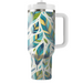 Vivid Feather Motifs  Unique Tumblers