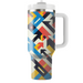 Geometric Arrow Pattern  Insulated Tumblers