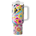 Colorful Confetti Splash Custom Tumblers