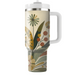 Abstract Floral Motifs Travel Tumblers