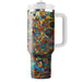 Vibrant Patchwork  Insulated Tumblers