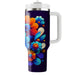  Floral Burst  Tumbler Cups