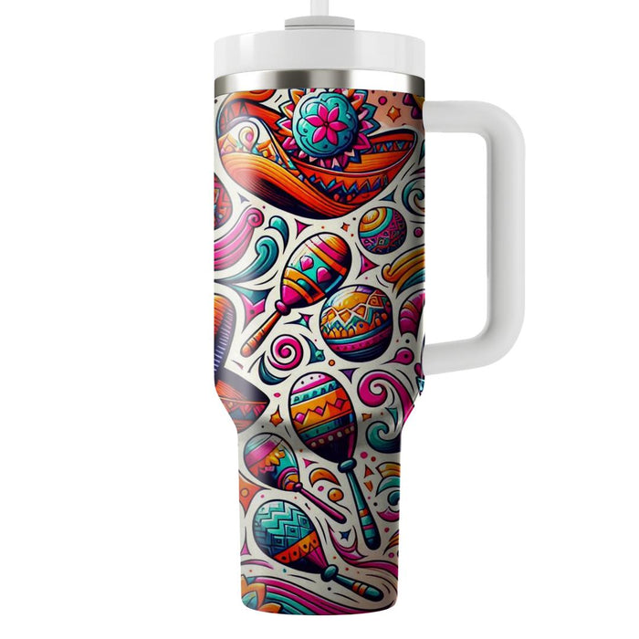 Funky Fiesta Celebration Travel Tumblers