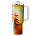 Autumn Leaves Whirlwind  Tumblers With Lids