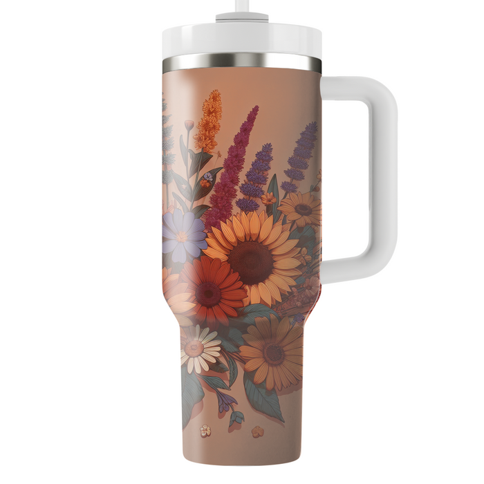 Boho Blossom Fusion  Custom Tumblers