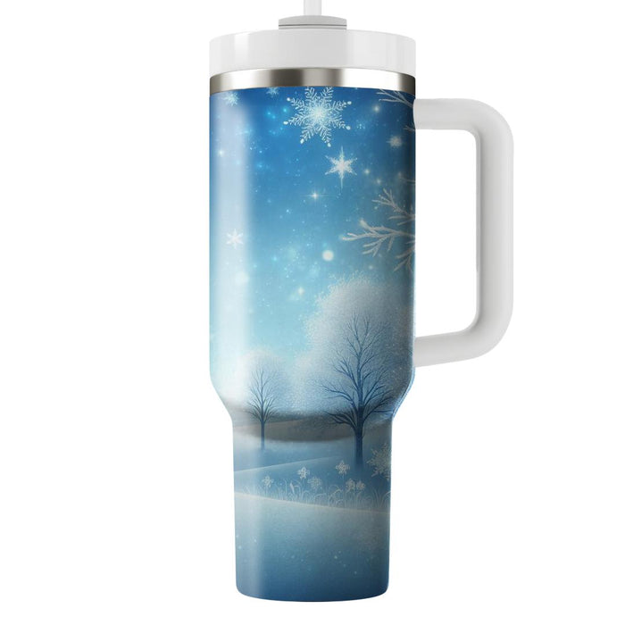 Winter Wonderland Glistening  Custom Tumblers