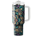 Artistic Floral Mandala  Personalized Tumblers