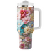 Spring Floral Wonderland  Custom Tumblers