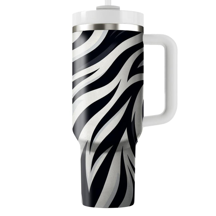 Wild Zebra Lines  Decorative Tumblers