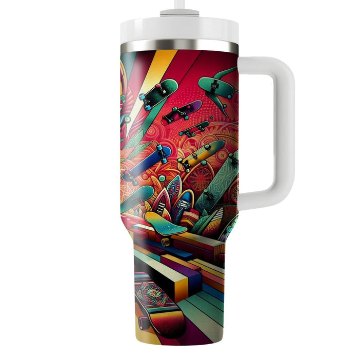 Skateboard Street Style  Personalized Tumblers