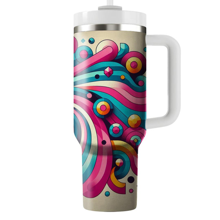 Retro Kaleidoscope  Custom Tumblers