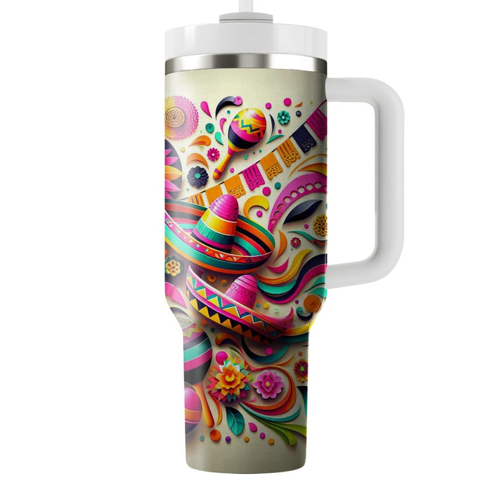 Funky Fiesta - A Mexican Celebration  Decorative Tumblers