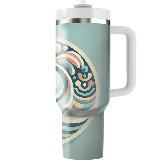 Seashell Spiral Design  Custom Tumblers