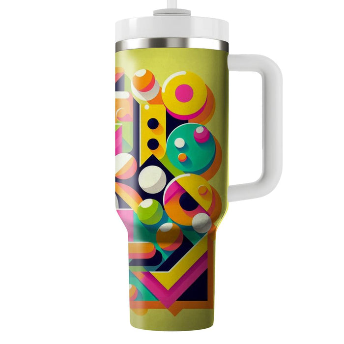 Geometric Fun  Personalized Tumblers