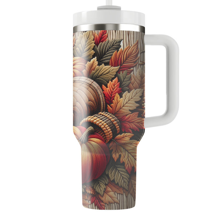 Autumn Harvest Blessings  Personalized Tumblers