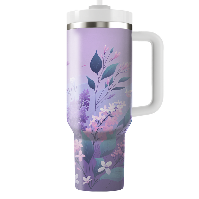 Spring Lilac Breeze  Personalized Tumblers