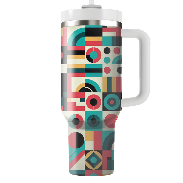 Abstract Mosaic Pattern  Insulated Tumblers