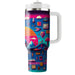 Retro Pixel Art  Insulated Tumblers