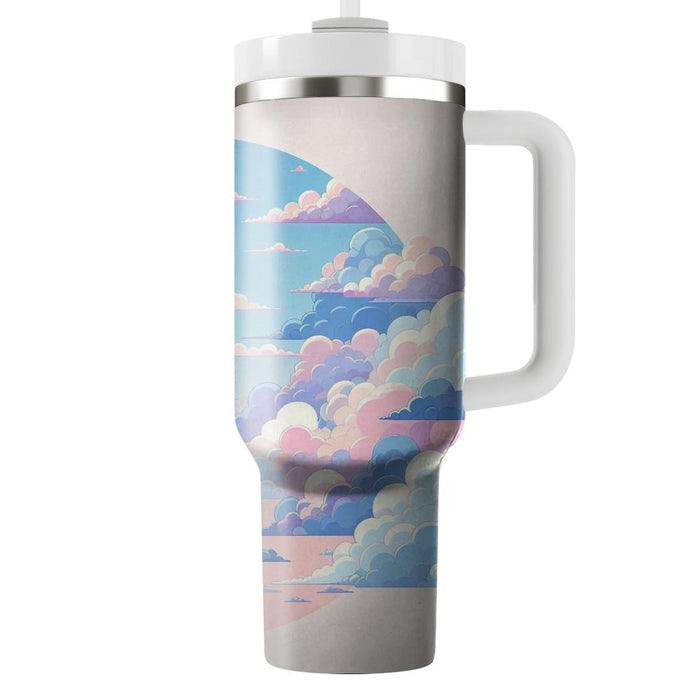 Whimsical Cloud Paradise  Tumbler Cups