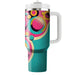 Vibrant Retro Circles  Decorative Tumblers