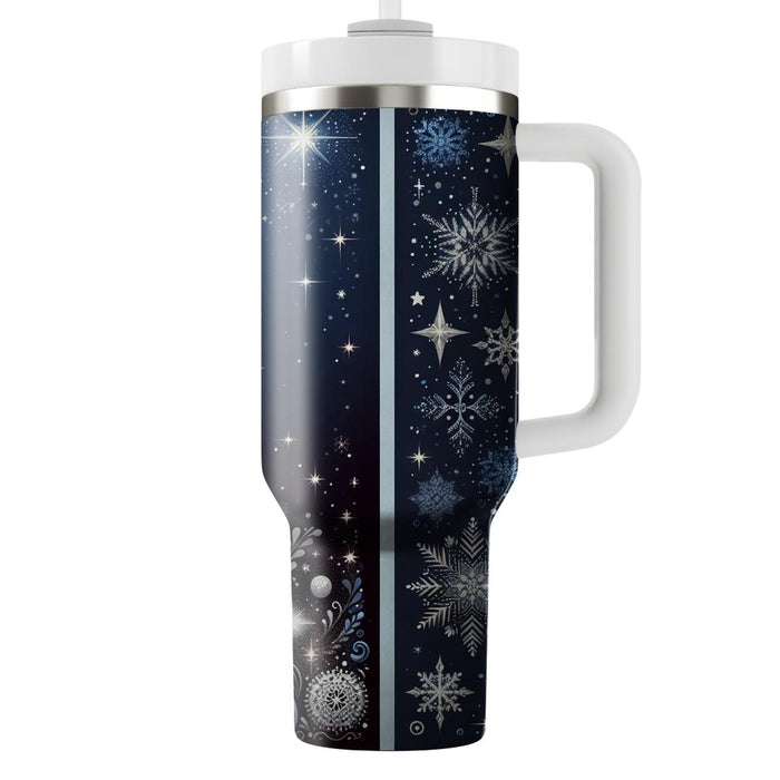 Winter Night Sparkle  Insulated Tumblers