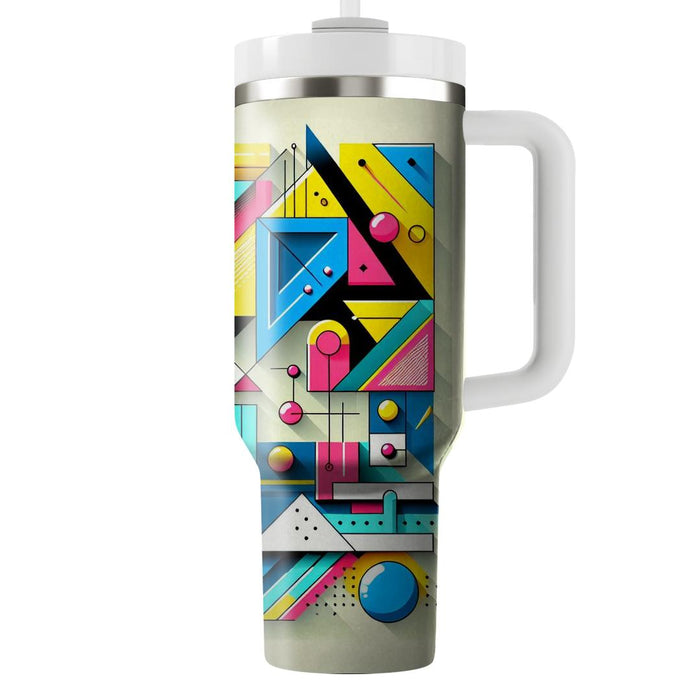 80s Abstract Geometrics  Tumblers For Gifts