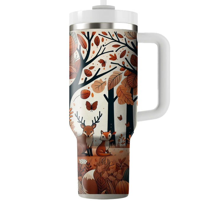 Autumn Whimsical Woods  Insulated Tumblers