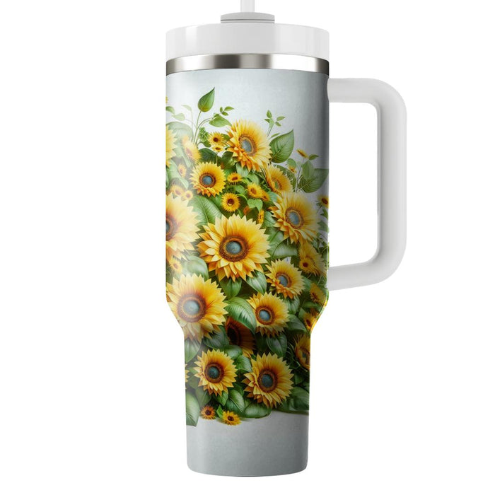 Blooming Sunflower  Unique Tumblers