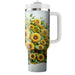 Blooming Sunflower  Unique Tumblers