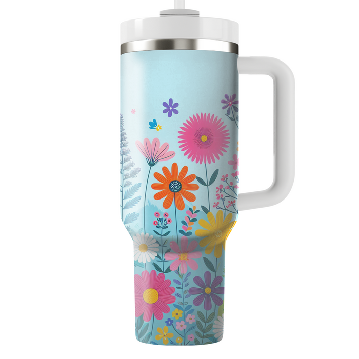 Whimsical Wildflower Garden  Insulated Tumblers