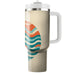 Zigzag Wave Rhythm  Insulated Tumblers