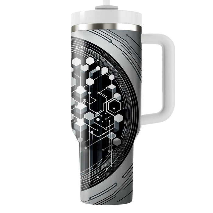 Futuristic Hexagon Pulse  Custom Tumblers