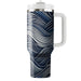 Stylish Wavy Lines  Tumblers With Lids