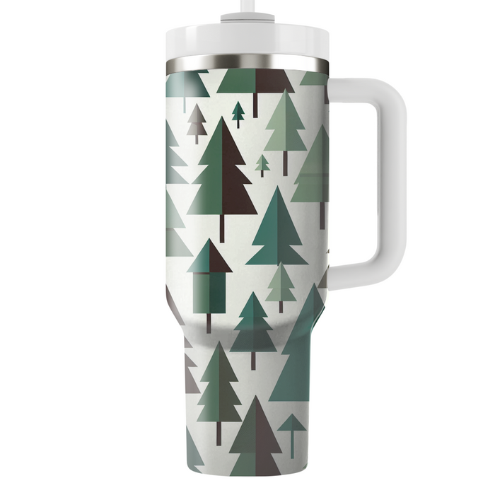 Geometric Forest Pattern  Decorative Tumblers